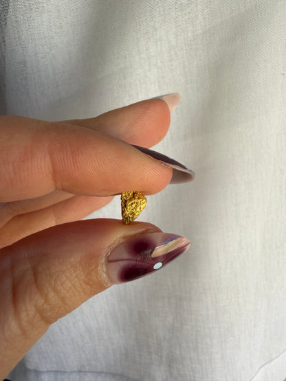 0.72 grams Natural Gold Nugget - August 2.0 drop