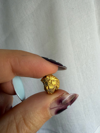 3.65 grams Natural Gold Nugget - August 2.0 drop