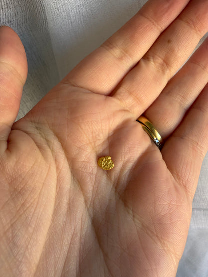0.38 grams Natural Gold Nugget - August 2.0 drop