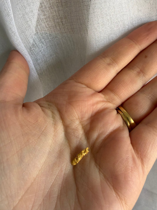 0.62 grams Natural Gold Nugget - August 2.0 drop