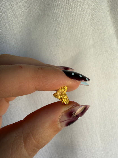 0.96 grams Natural Gold Nugget - August 2.0 drop