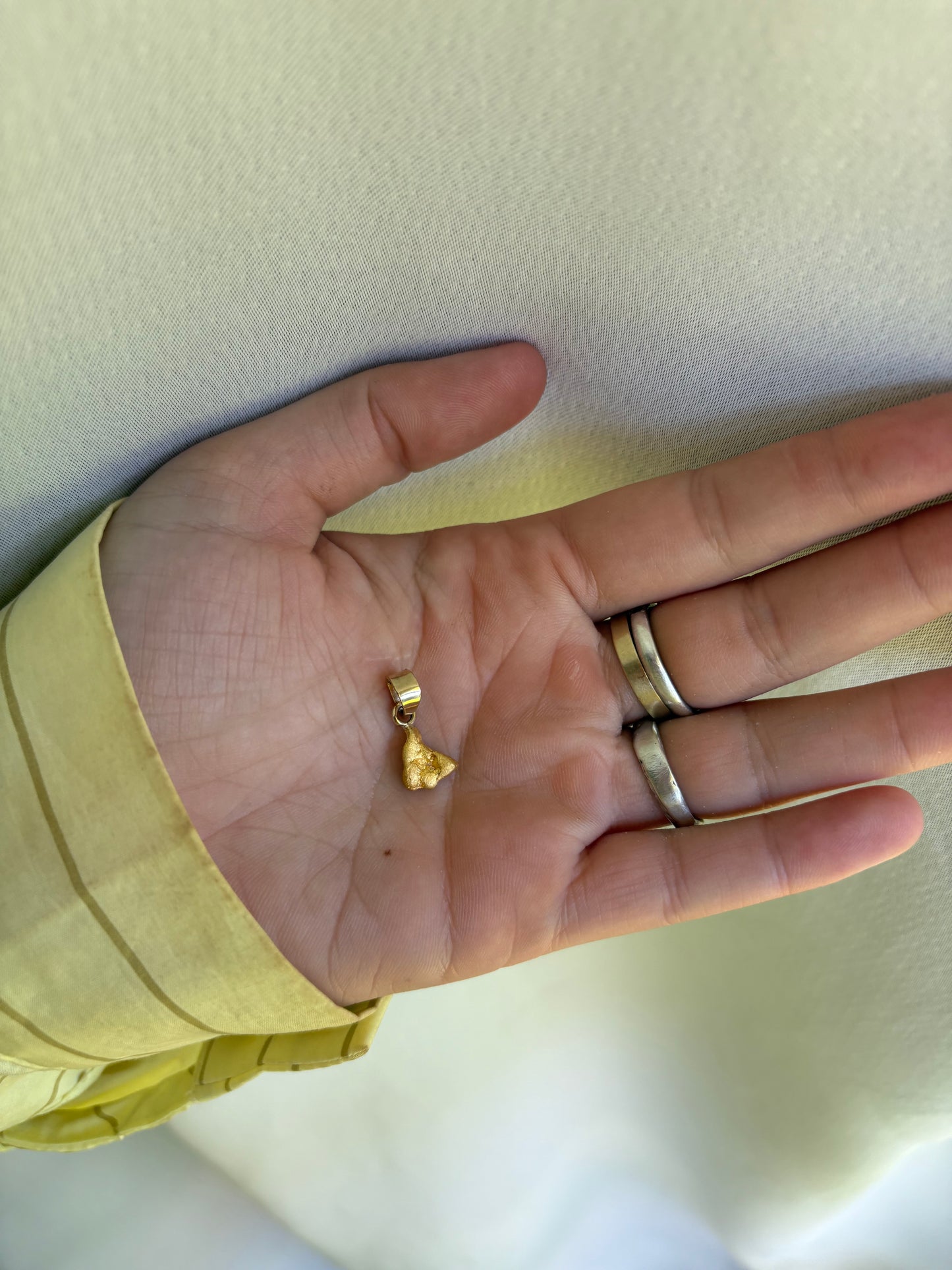 2.4 gram Natural Gold Nugget Pendant