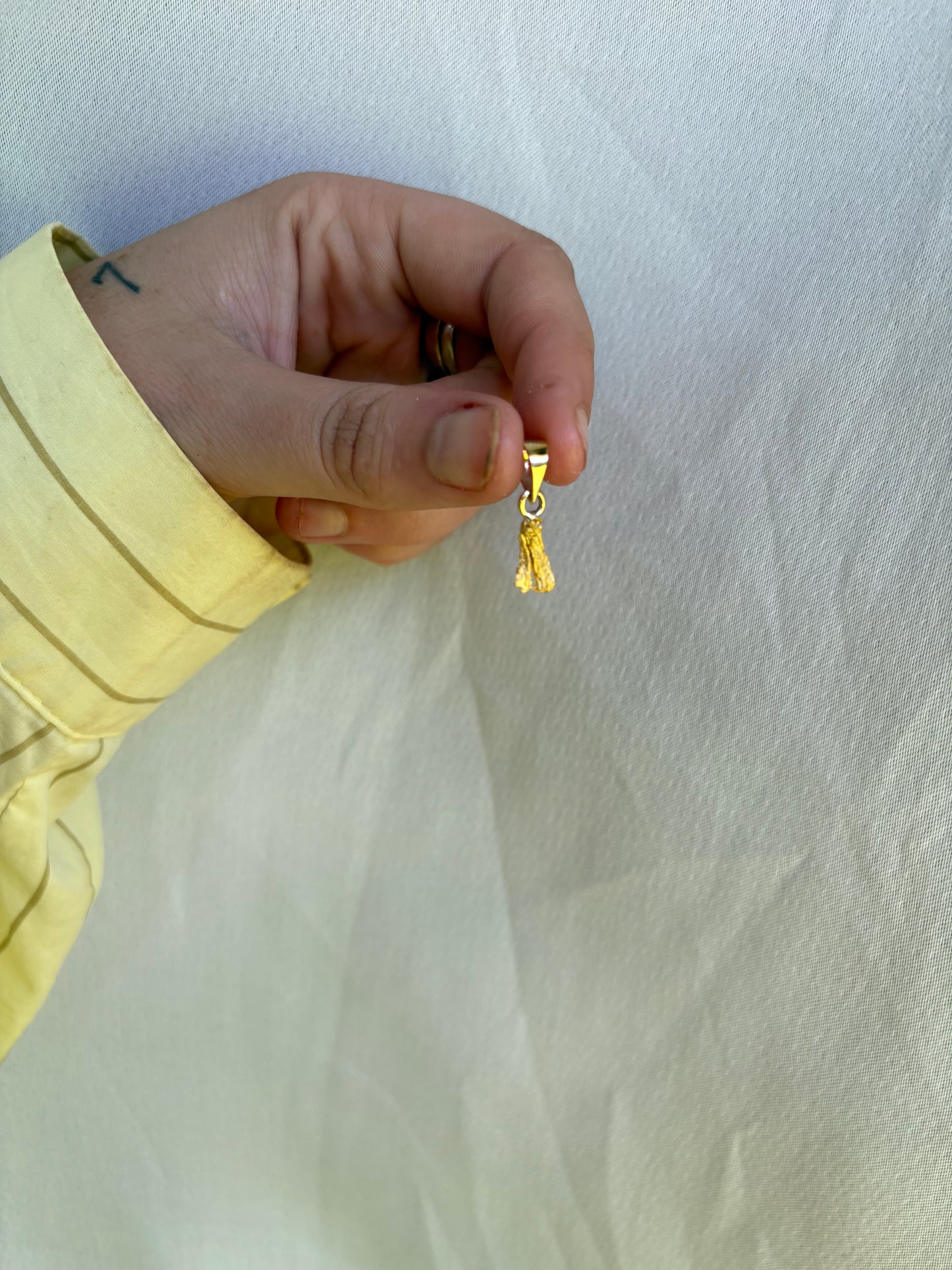 1 gram Natural Gold Nugget Pendant