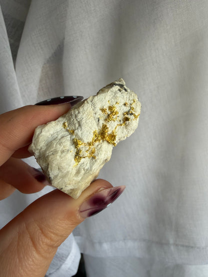 15g Rare Gold and Pyrite Specimen