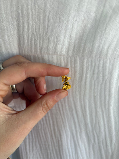 2.9 Gram Natural Gold Nugget - Inverted Crystals