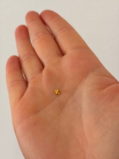 0.18 grams Natural Gold Nugget - October drop