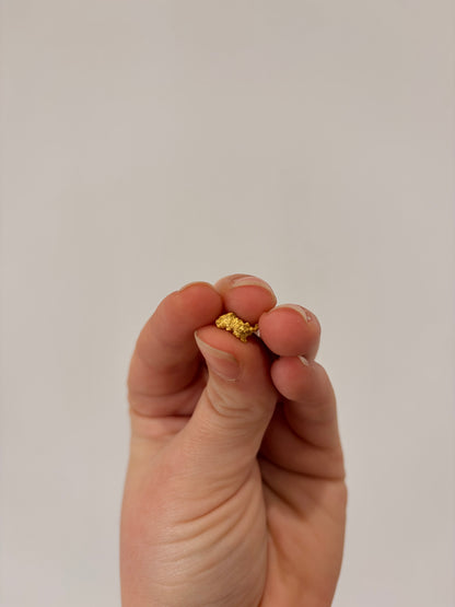 0.76 grams Natural Gold Nugget - October drop