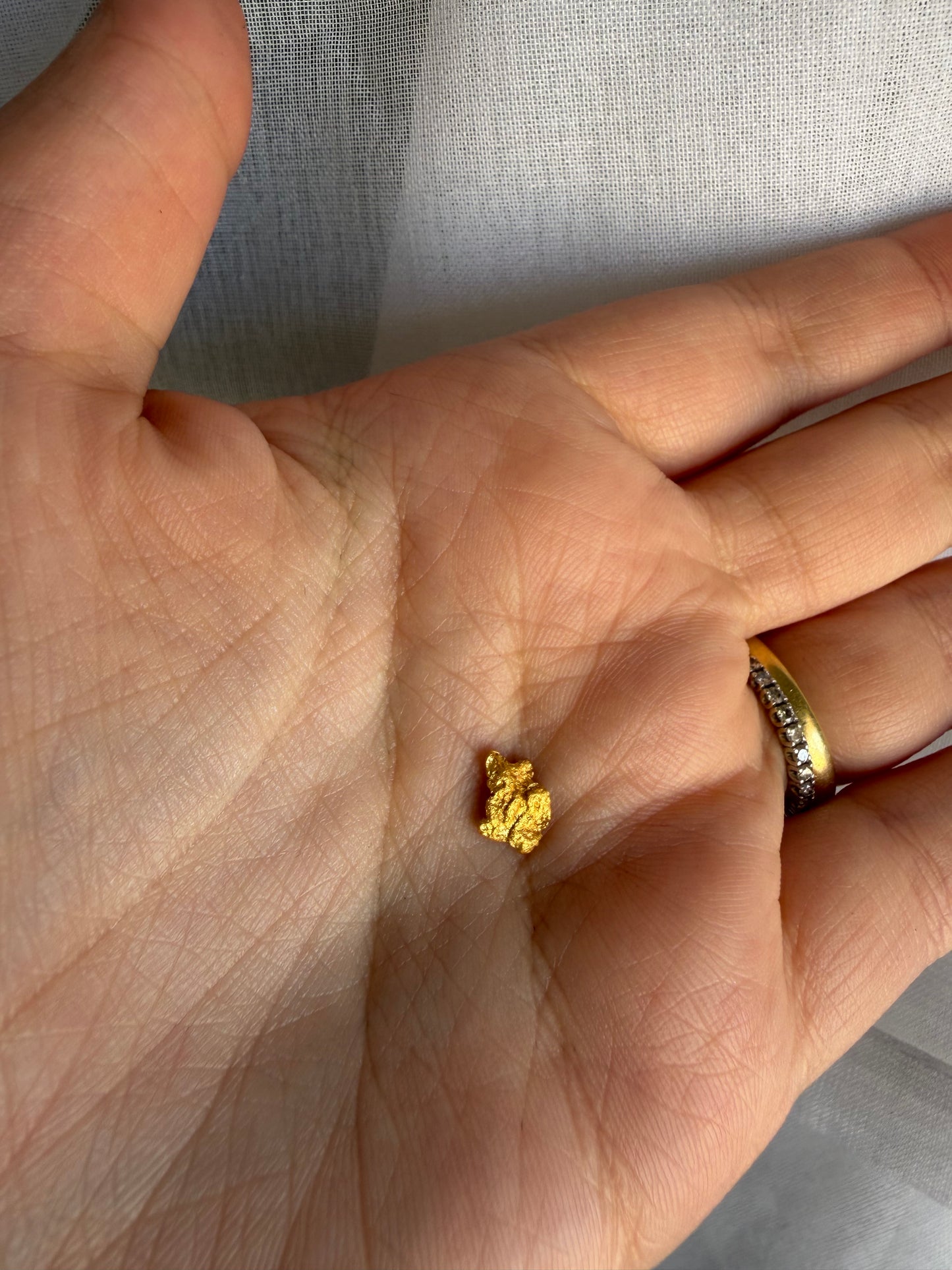0.8 grams Natural Gold Nugget - August 2.0 drop