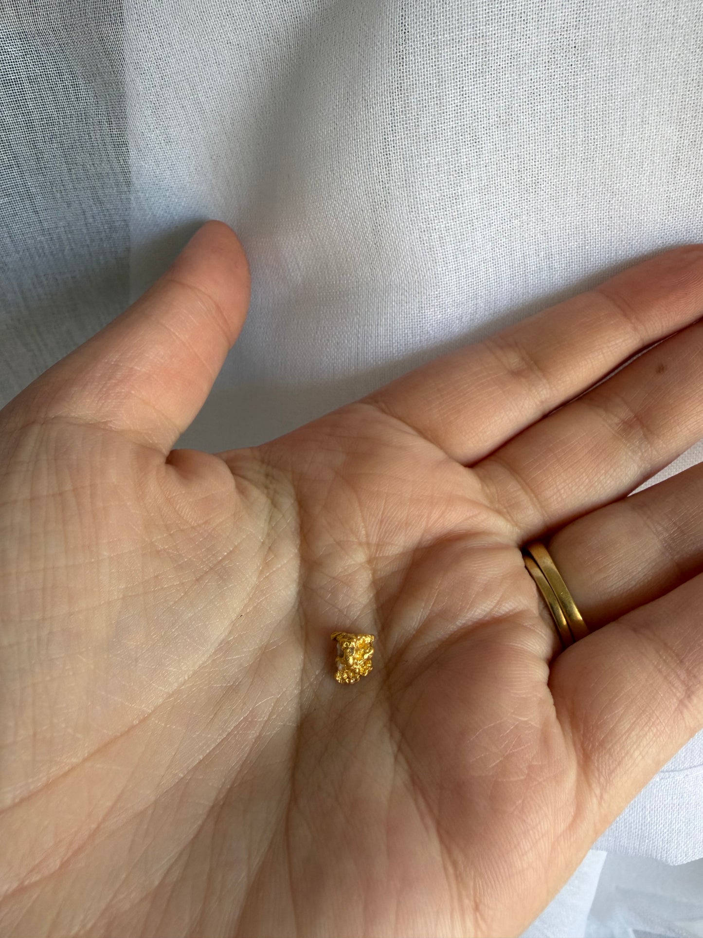 0.9 grams Natural Gold Nugget - August 2.0 drop