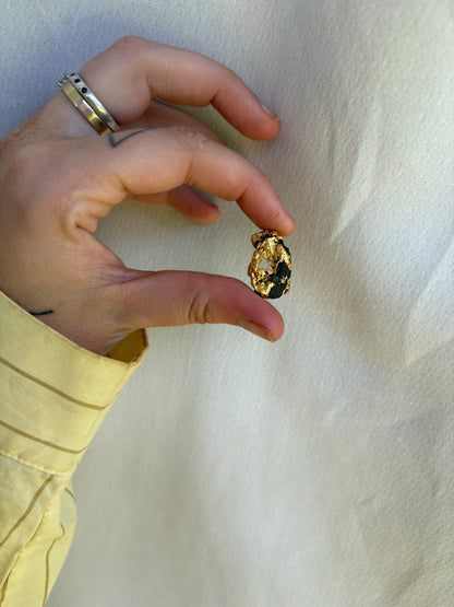 9 gram Natural Gold Nugget - Salt and Pepper