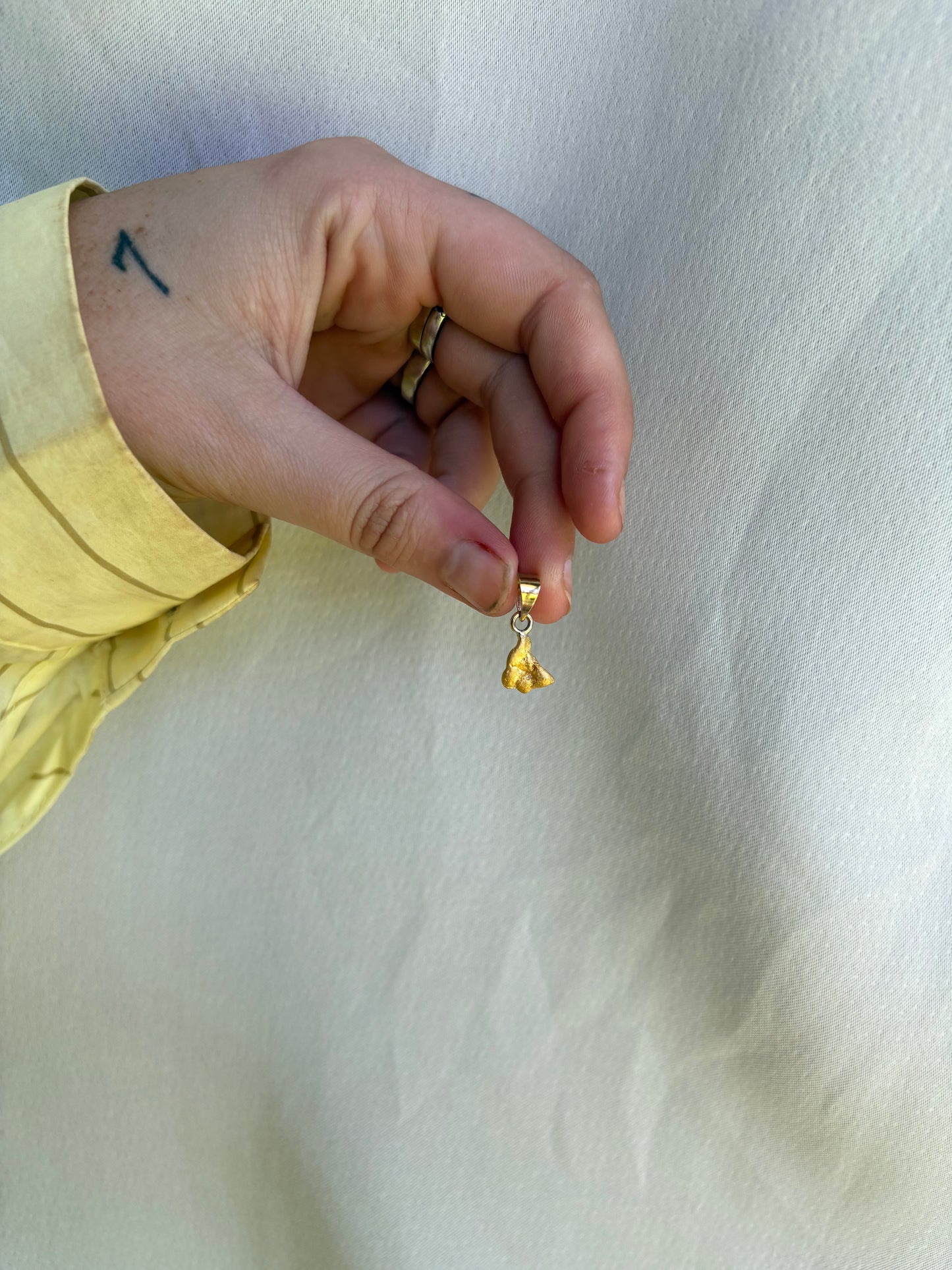 2.4 gram Natural Gold Nugget Pendant