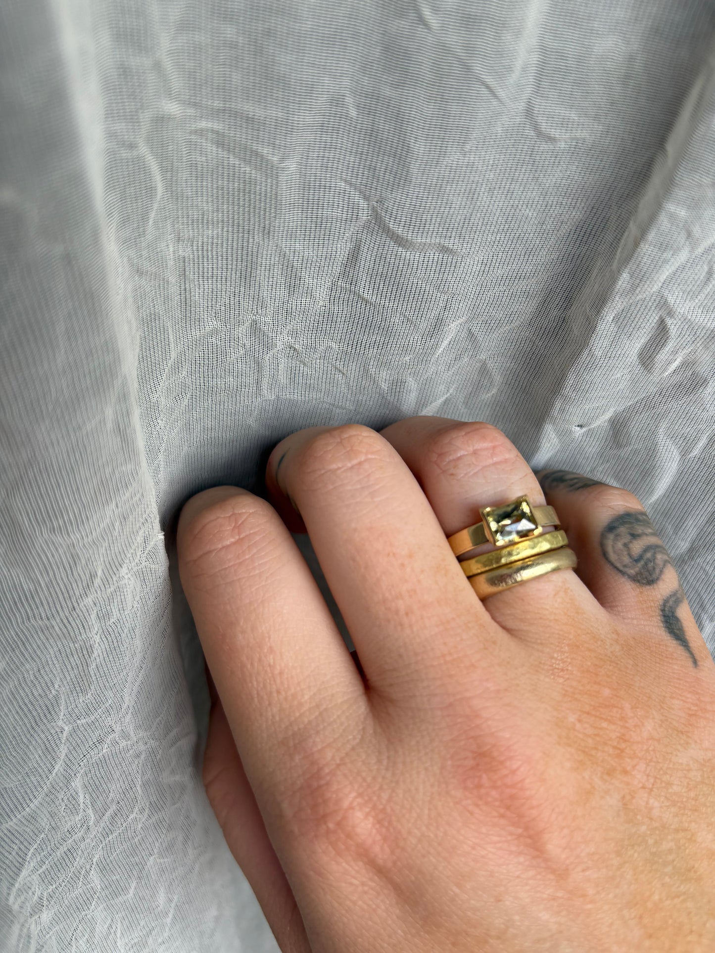 Golden West Ring - Champagne Yellow Zircon