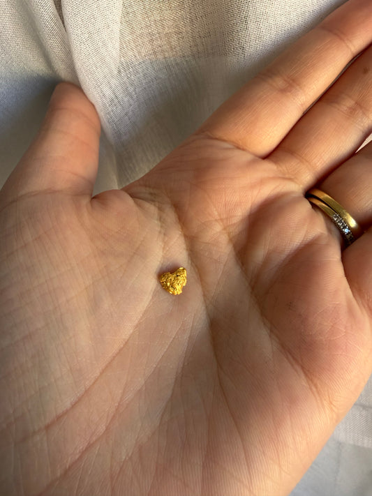 0.83 grams Natural Gold Nugget - August 2.0 drop