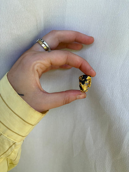9 gram Natural Gold Nugget - Salt and Pepper