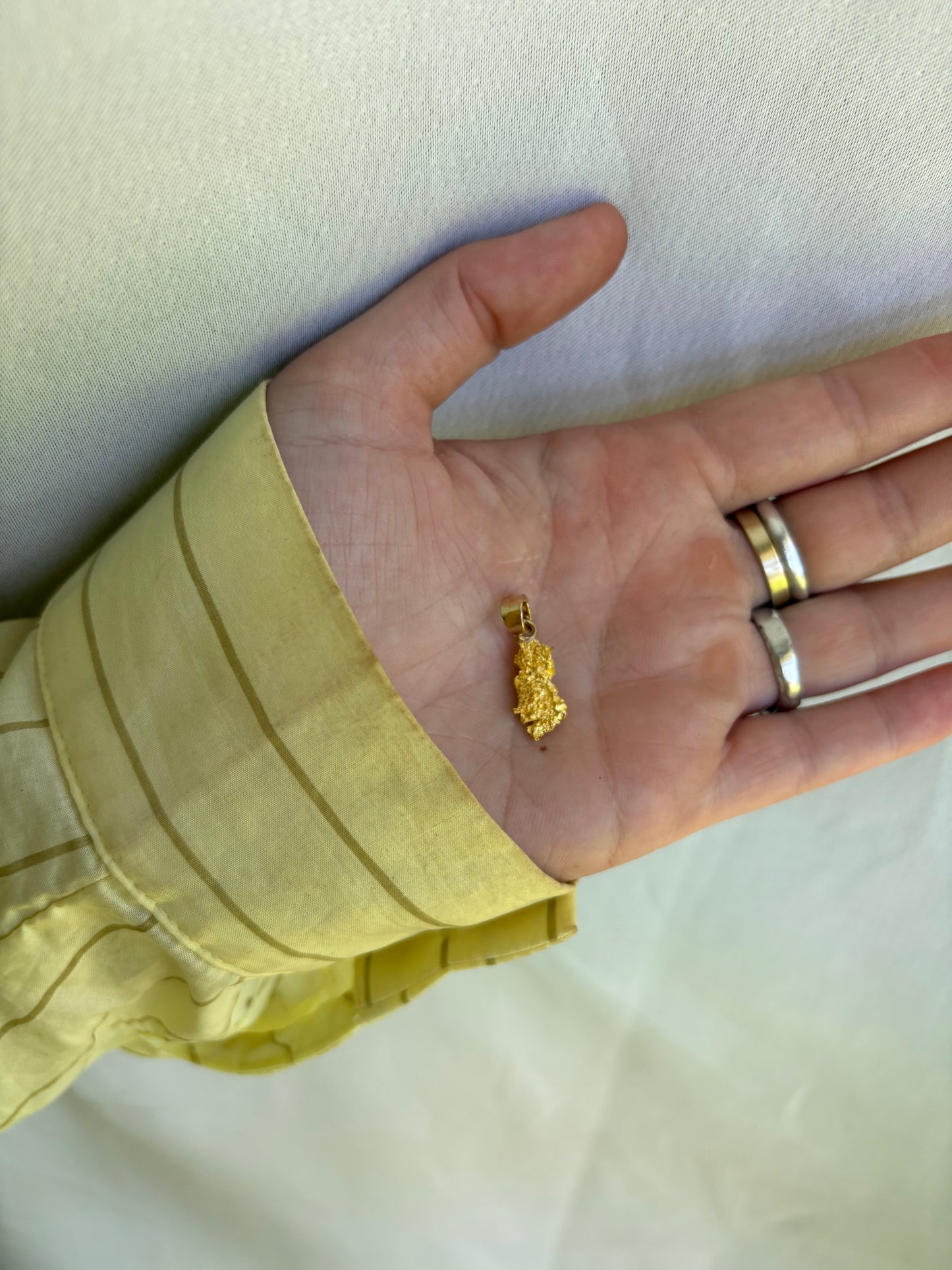 1.8 gram Natural Gold Nugget Pendant