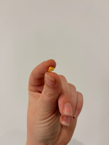 0.52 grams Natural Gold Nugget - October drop