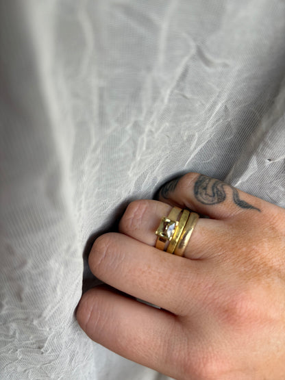 Golden West Ring - Champagne Yellow Zircon