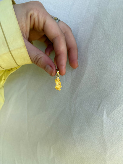 1.8 gram Natural Gold Nugget Pendant