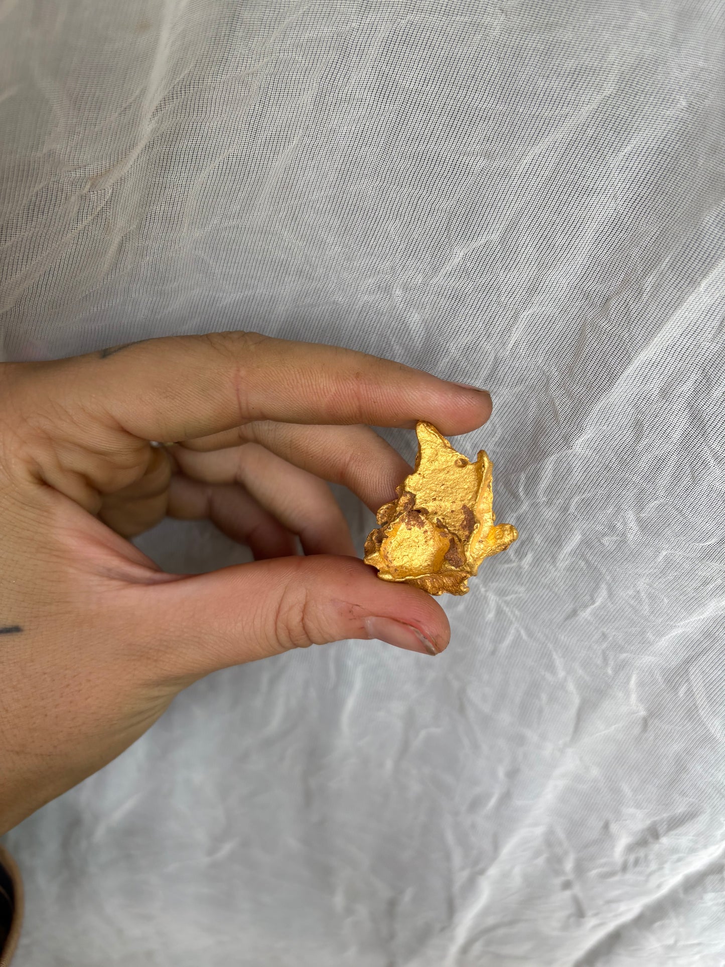 39.8 gram Crystalline Gold Nugget - Pseudomorph