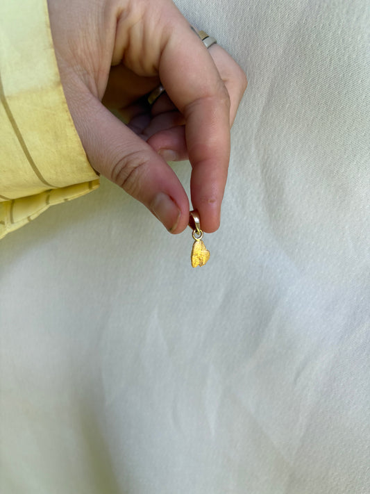1.4 gram Natural Gold Nugget Pendant