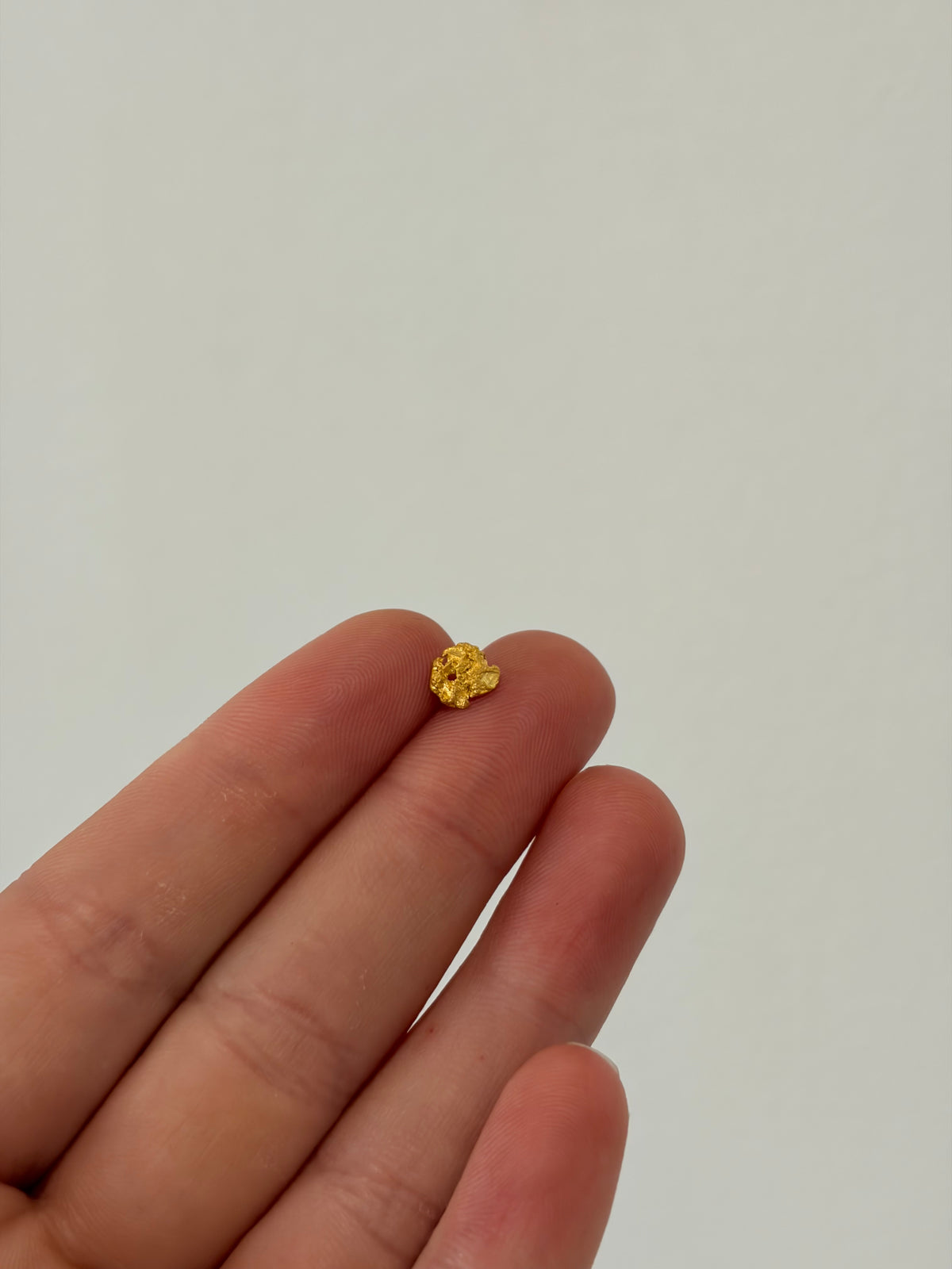 0.8 grams Natural Gold Nugget - October drop