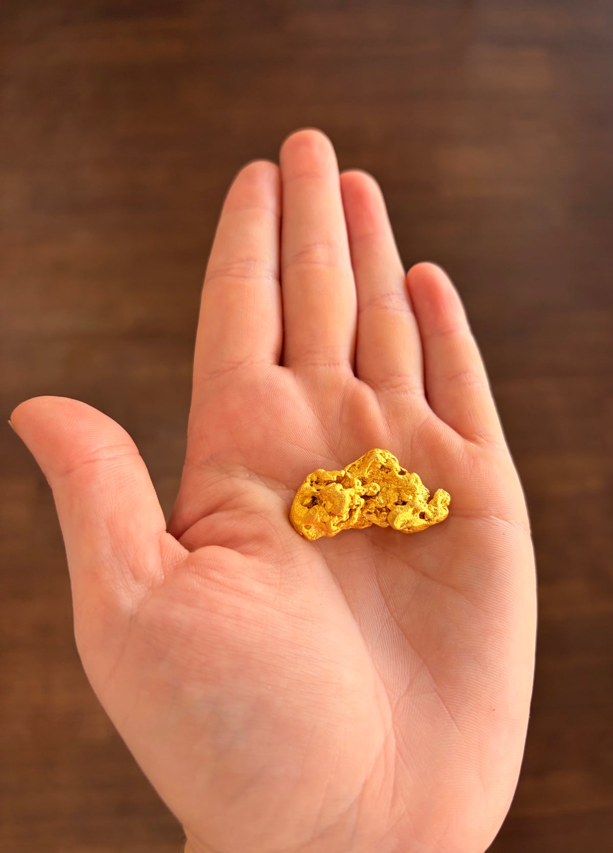24.3 grams Natural Gold Nugget - October drop
