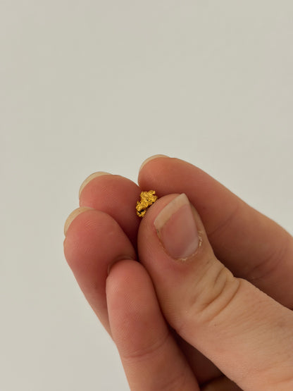 0.39 grams Natural Gold Nugget - October drop