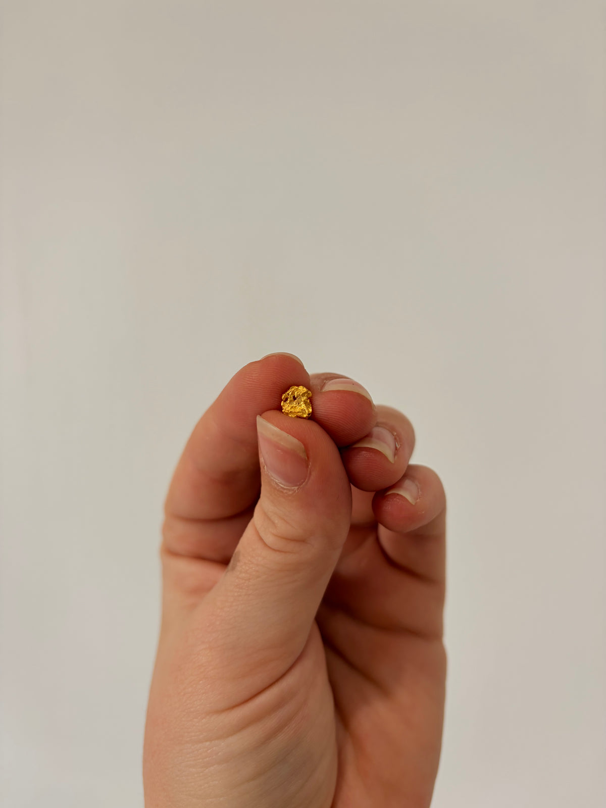 0.8 grams Natural Gold Nugget - October drop