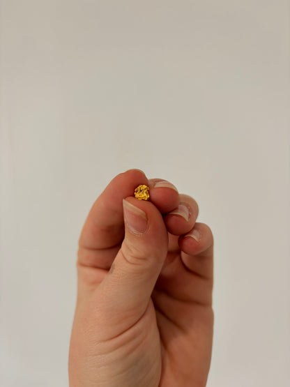 0.8 grams Natural Gold Nugget - October drop