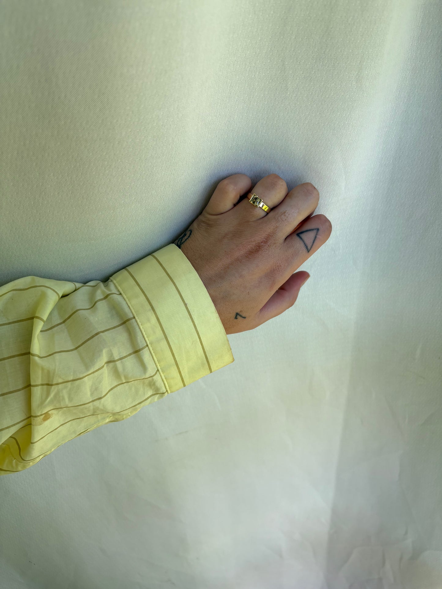 Golden West Ring - Champagne Yellow Zircon