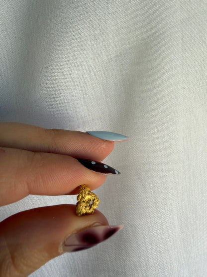 0.87 grams Natural Gold Nugget - August 2.0 drop