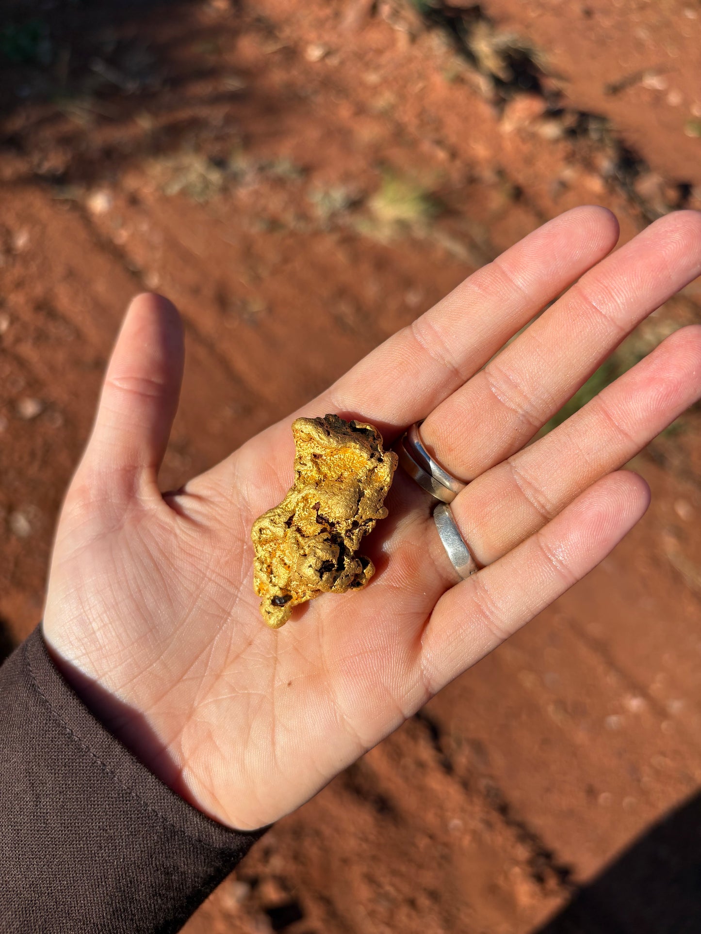 83 gram (2.6 oz) Natural Gold Nugget - The Red Dirt Relic