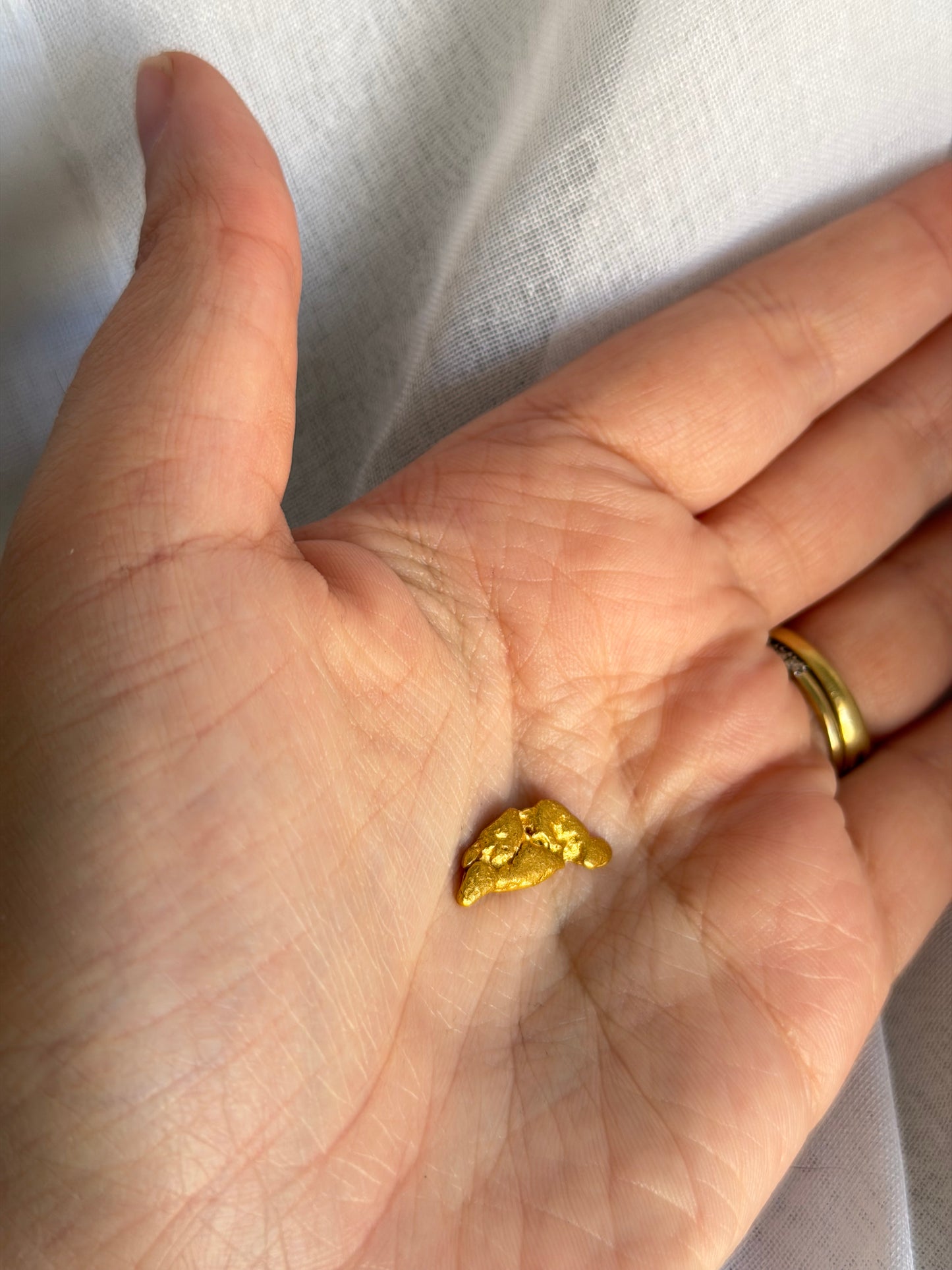 3.1 grams Natural Gold Nugget - August 2.0 drop