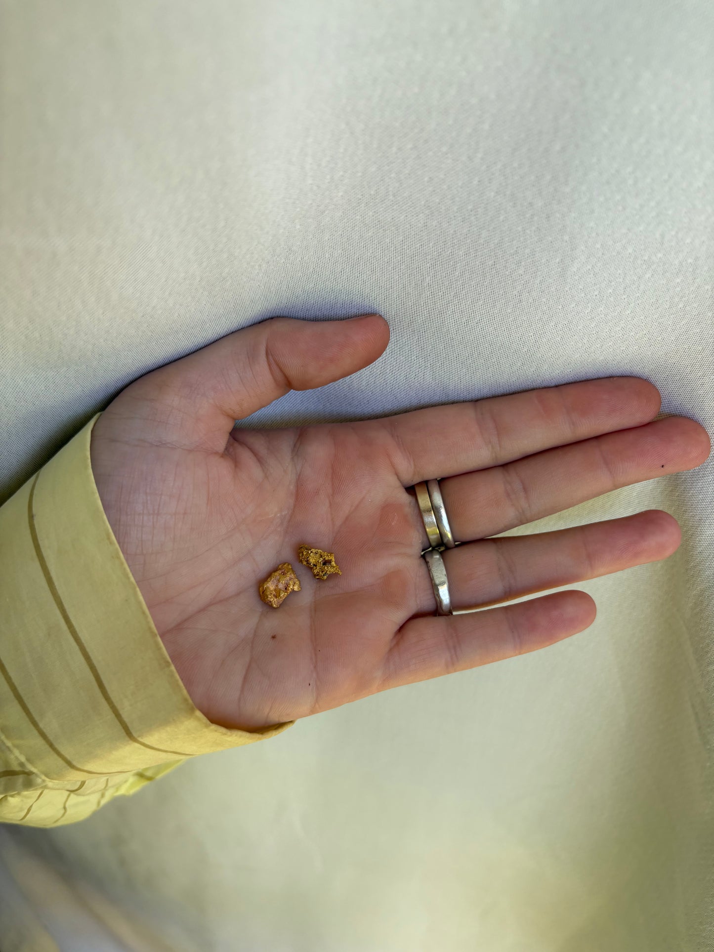 3.6 gram Natural Gold Nugget - Opposites Attract Duo