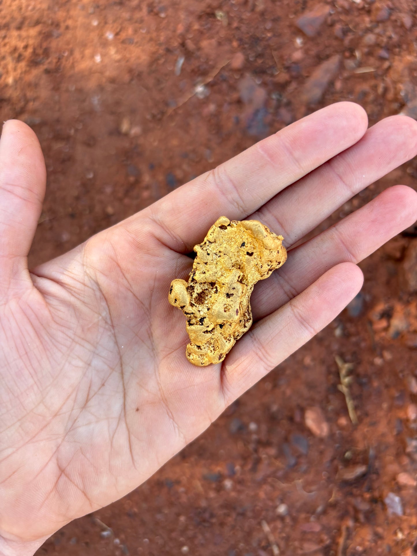 83 gram (2.6 oz) Natural Gold Nugget - The Red Dirt Relic
