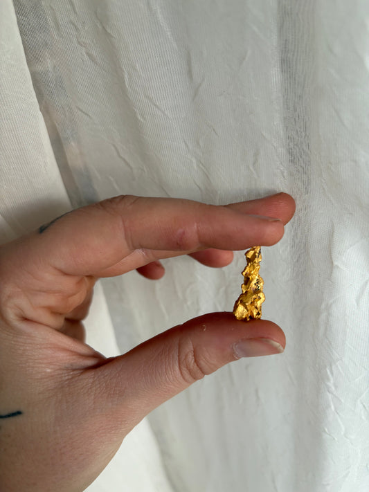 5.7 Gram Natural Gold Nugget - Crystalline structure
