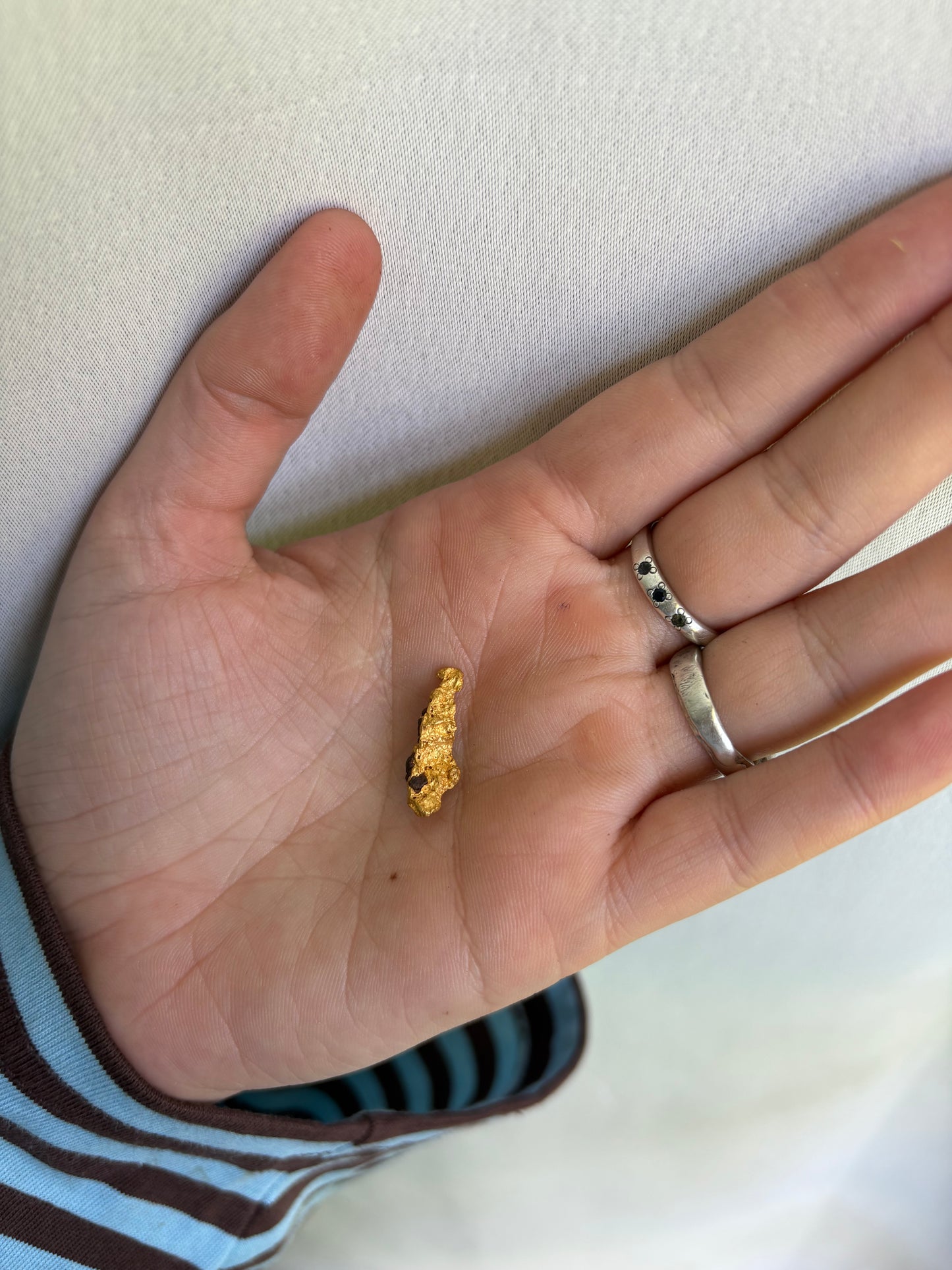 3.2 Gram Natural Gold Nugget(3.6gram total weight)