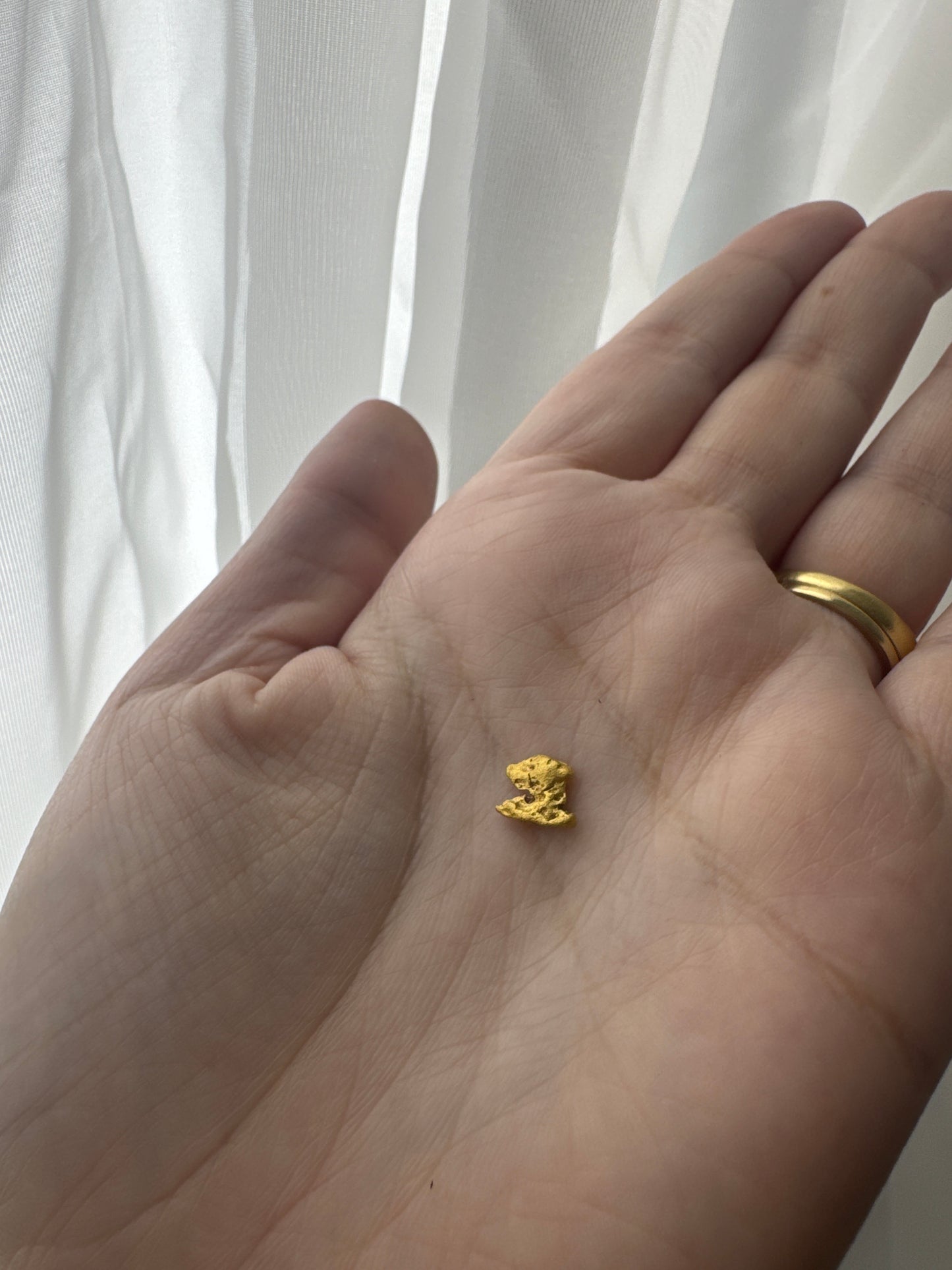 0.87 Gram Natural Gold Nugget