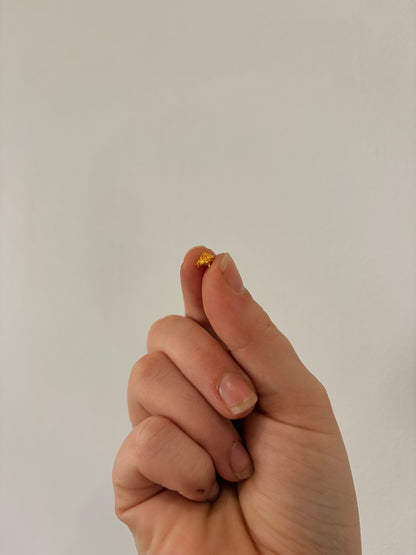 0.53 grams Natural Gold Nugget - October drop