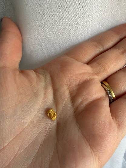0.86 grams Natural Gold Nugget - August 2.0 drop