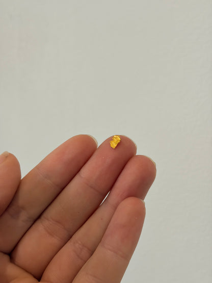 0.15 grams Natural Gold Nugget - October drop