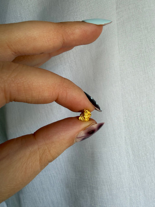 0.9 grams Natural Gold Nugget - August 2.0 drop