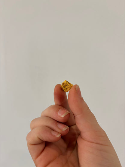 3.1 grams Natural Gold Nugget - October drop