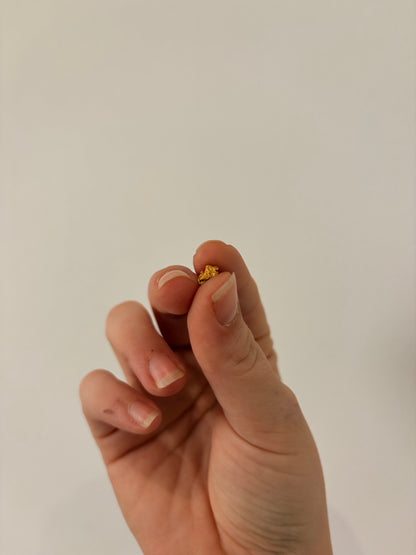 0.39 grams Natural Gold Nugget - October drop