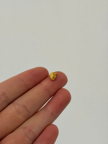 0.4 grams Natural Gold Nugget - October drop