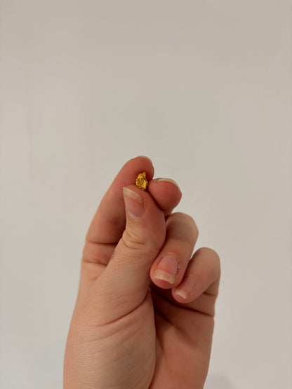 0.4 grams Natural Gold Nugget - October drop