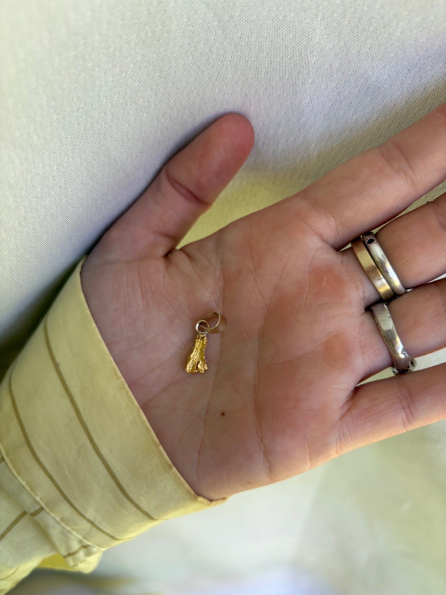 1 gram Natural Gold Nugget Pendant