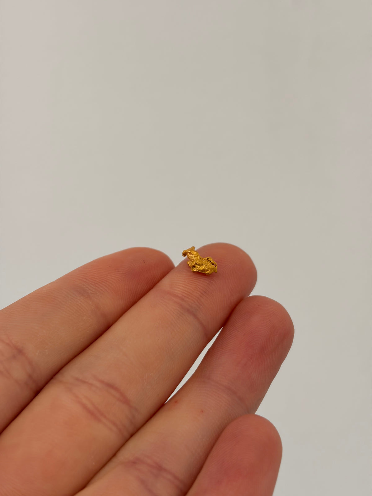 0.59 grams Natural Gold Nugget - October drop