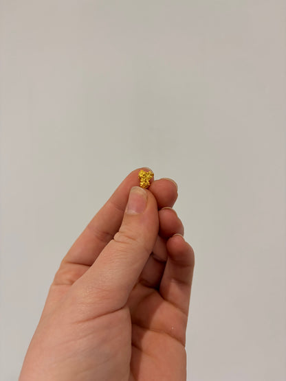 0.84 grams Natural Gold Nugget - October drop