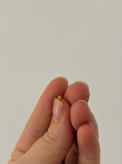 0.14 grams Natural Gold Nugget - October drop